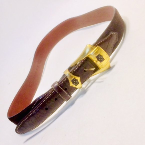 Judith Jack Marcasite Suede Belt